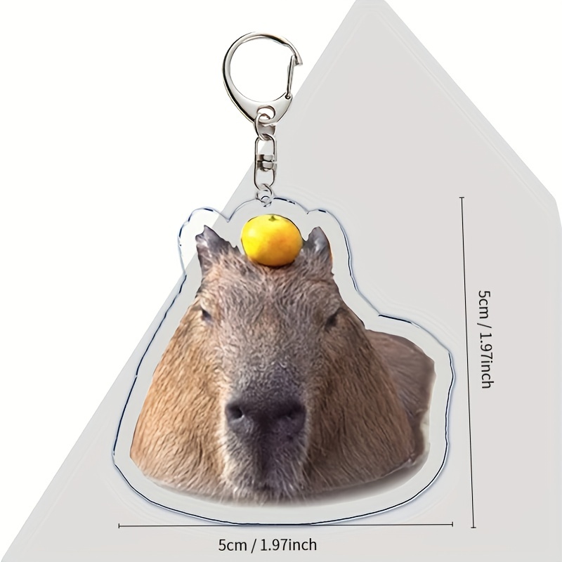Capybara Figure Blind Box Ornament Keychain Pendant Simulation