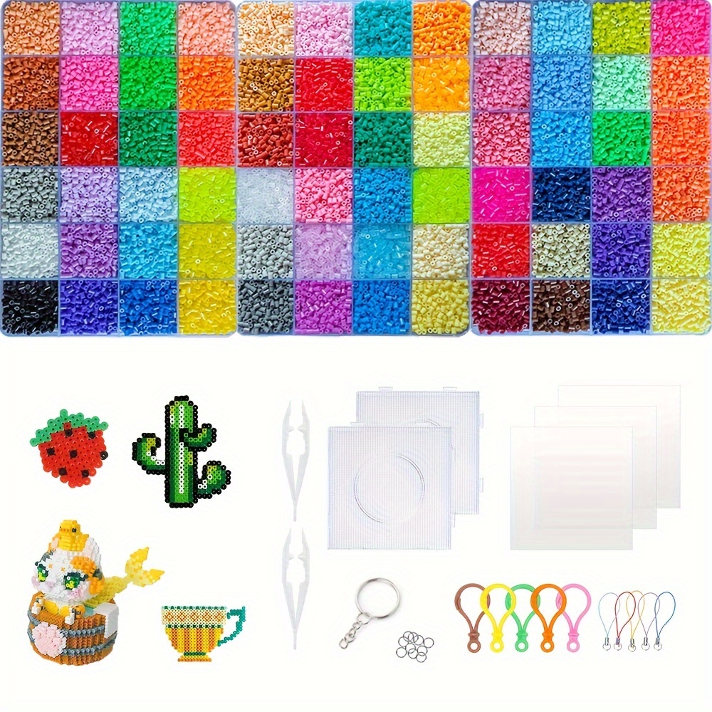 5MM Mix Color 2000PCs Pixel Puzzle Iron Beads for kids Hama Beads Diy High  Quality Handmade Gift toy