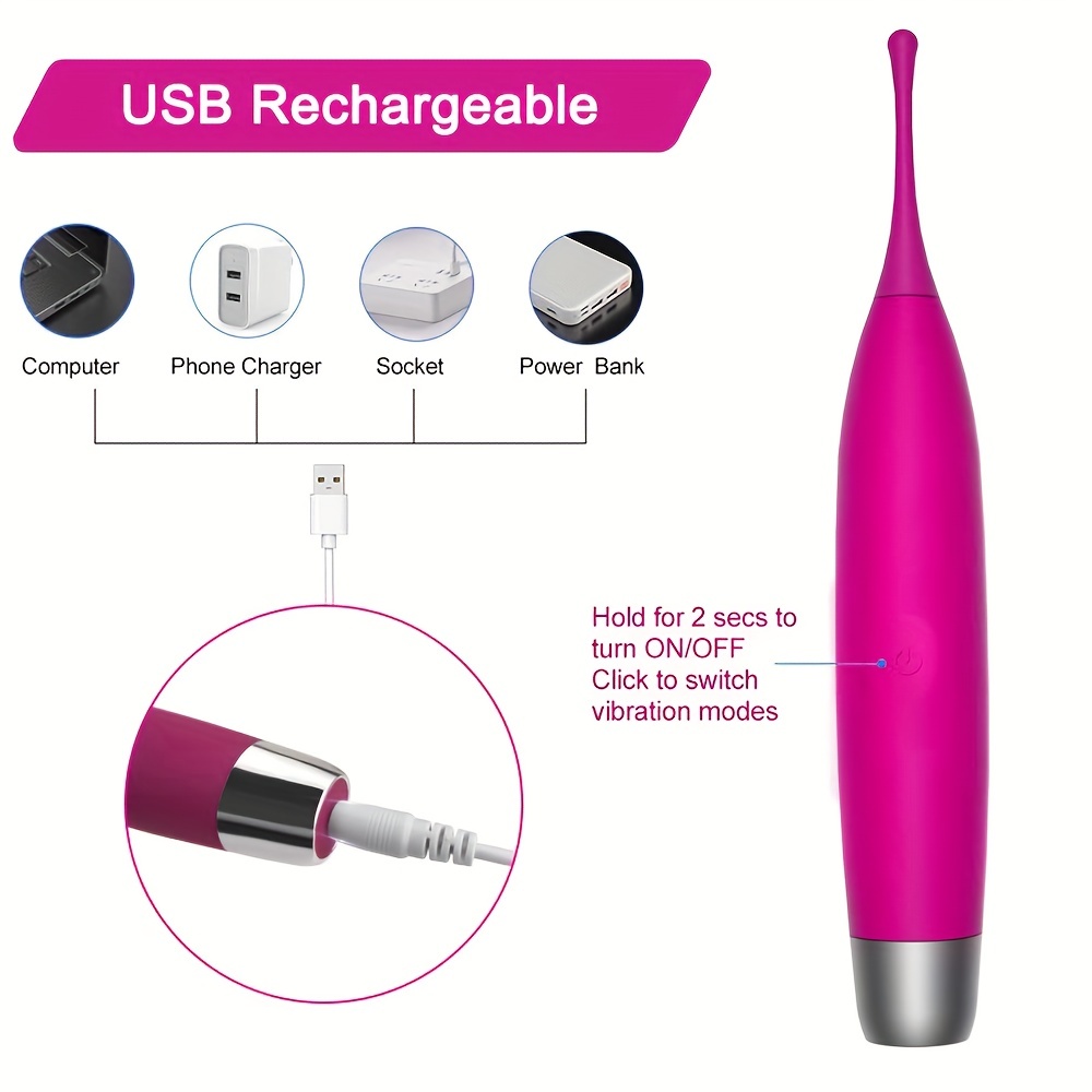 Dropship 12 Modes Insertable Powerful Wand Massager G Spot Nipple  Stimulating Vibrator to Sell Online at a Lower Price
