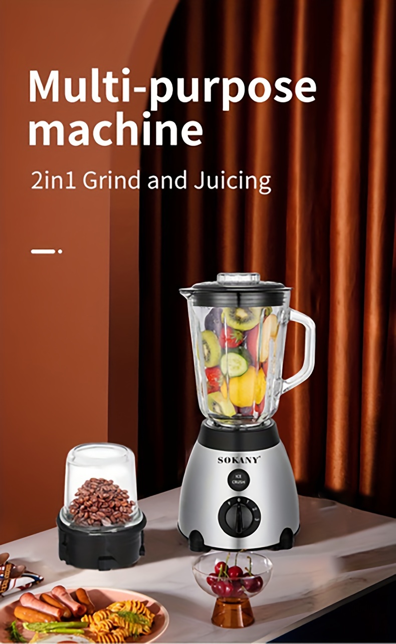 Multifunctional Blender and Food Processor 400W