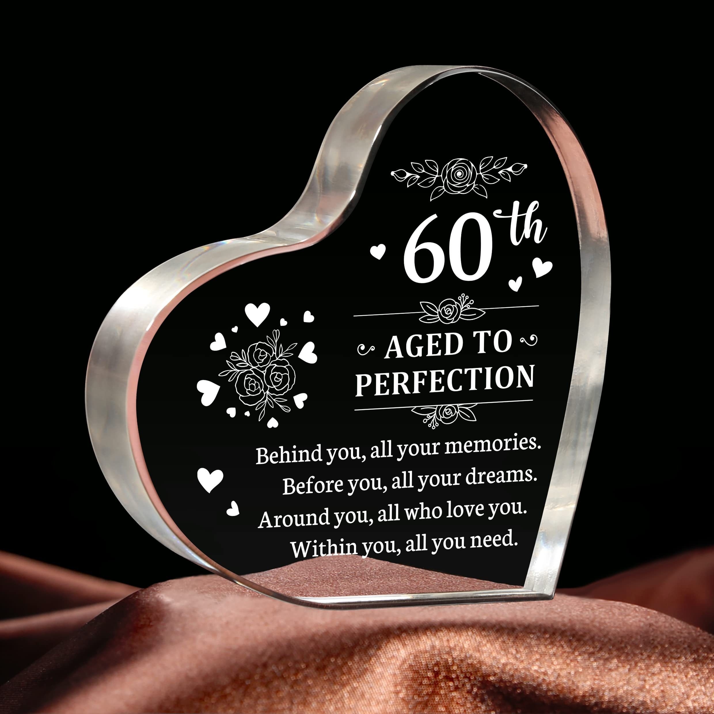 Best 60th Birthday Gifts for Women - Happy 60th Birthday Decorations Women  - 60th Birthday Gift Ideas - Funny Gifts for 60th Birthday - 60th Birthday  Favors - 60 Year Old Gifts