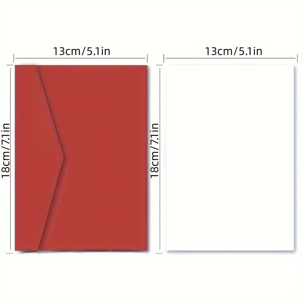 Small Blank Red Cards and Envelopes