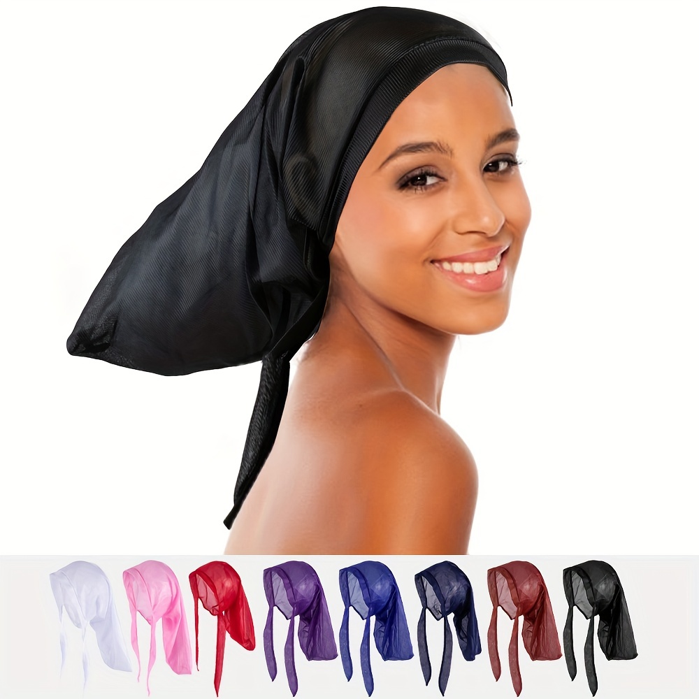 Satin Bonnet Silk Bonnet Hair Bonnet For Sleeping Reusable - Temu
