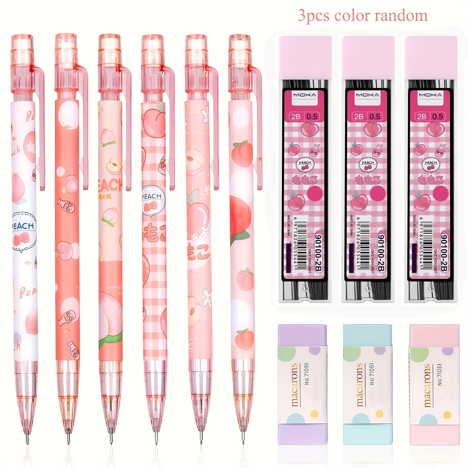 Kawaii Candy Mechanical Pencil - Writing Pencils Korean Stationery Supplies  1pc