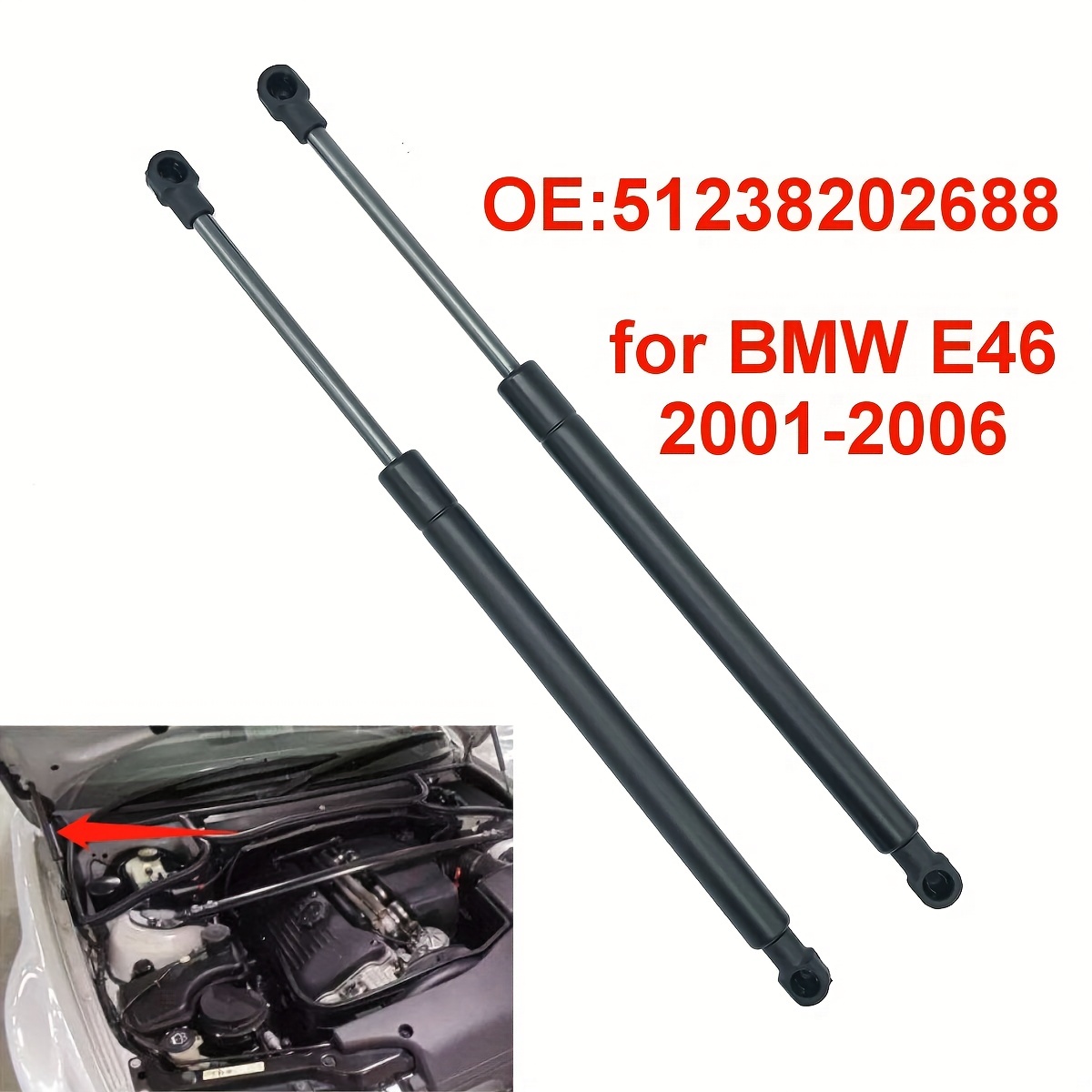 Upgrade Your 5 Series E60 M5 With A Car Trunk Shock - Temu