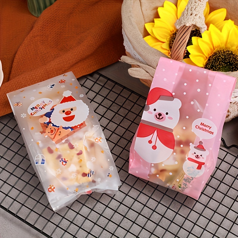 5 Sachets pour emballer Biscuits de Noël - Sachets alimentaires