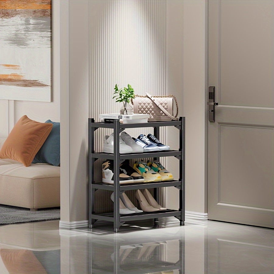 Zapatero organizador multicapa de tela no tejida, soporte de entrada para  pasillo, armario de ahorro de espacio, muebles para el hogar, estante a  prueba de polvo - AliExpress
