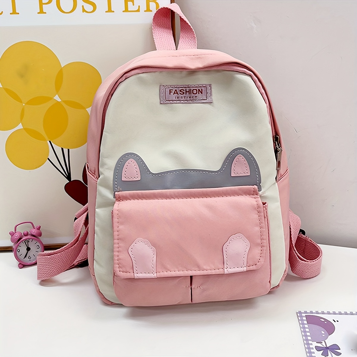 Sac à dos d'étudiant, Mini sac à dos Kawaii de très grande capacité, Sac  d'école mignon, Fournitures scolaires imperméables (1pcs)