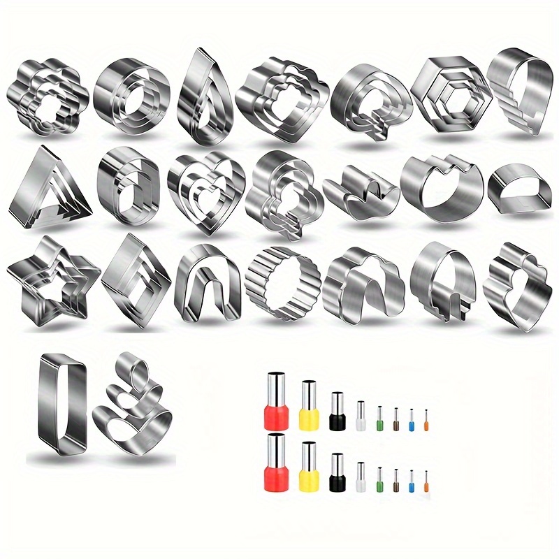 Polymer Clay Cutters Set Stainless Steel Clay Earring - Temu