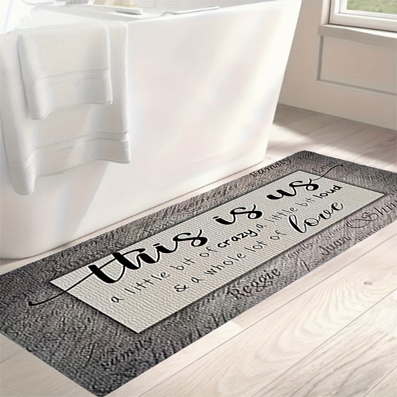 Thickened Retro English Letter Floor Mat, Door Mat Home Welcome Mat Porch  Door Carpet, Non-slip Carpet Outdoor Porch Outdoor Floor Mat - Temu United  Arab Emirates