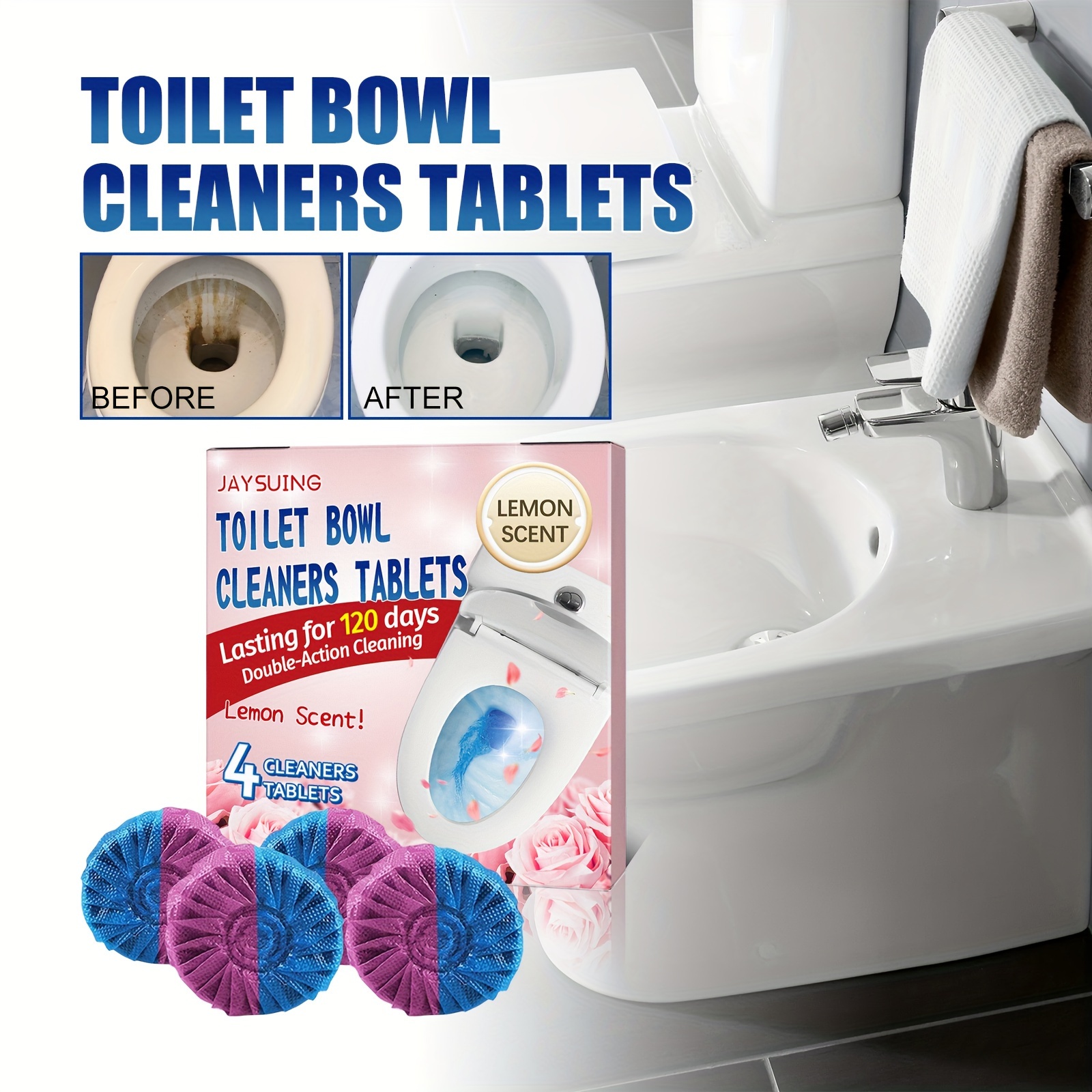 Toilet Bowl Cleaner Tablets Automatic Toilet Bowl Cleaners - Temu