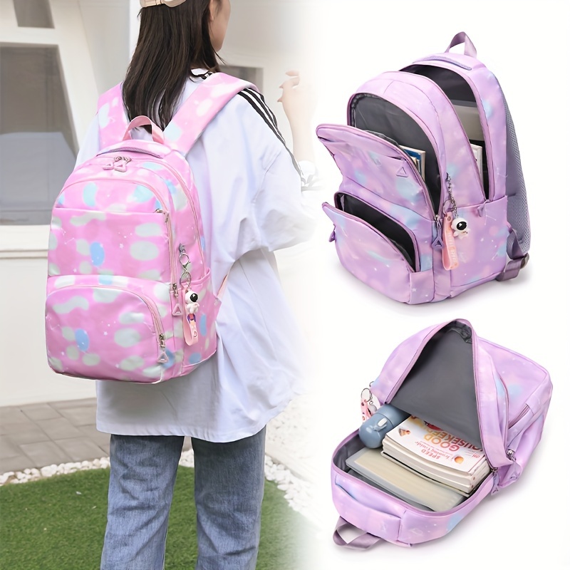 Large Capacity Casual Backpack, Multi Pocket Casual Travel Backpack - Temu