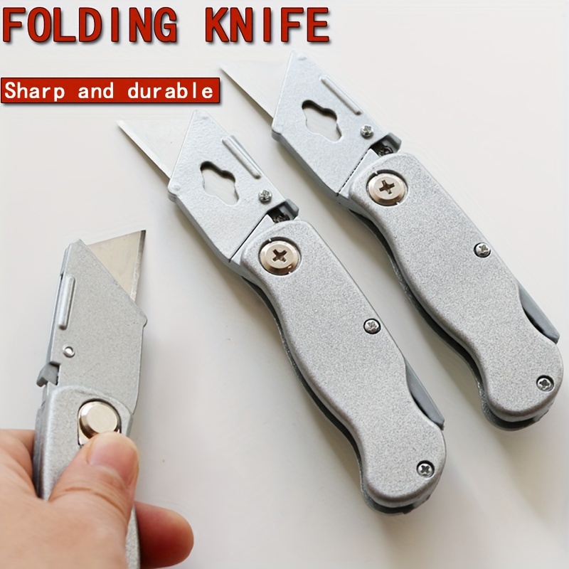 Aluminum Alloy Folding Knife Multifunctional Metal Utility - Temu
