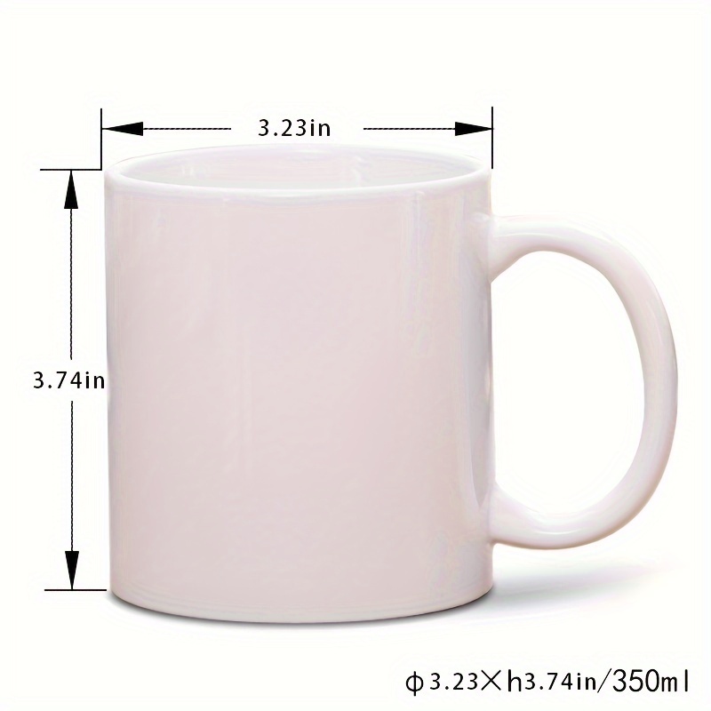 White Ceramic Cup Printing, Ceramic Plain White Mug