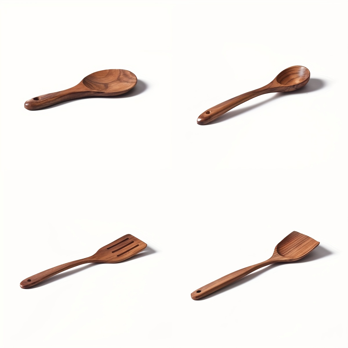 4/7 Pezzi/set Set Utensili In Legno Set Cucchiai In Legno - Temu Italy