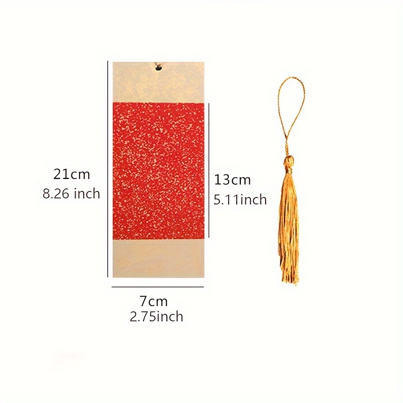 Bookmarks Creative Blank Chinese Style Tassel Cardboard - Temu