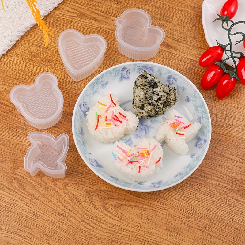 Japanese Sushi Maker Kit - Diy Onigiri Rice Ball Mold With Triangular Press  - Bento Box Accessories For Easy Homemade Sushi And Snacks - Temu