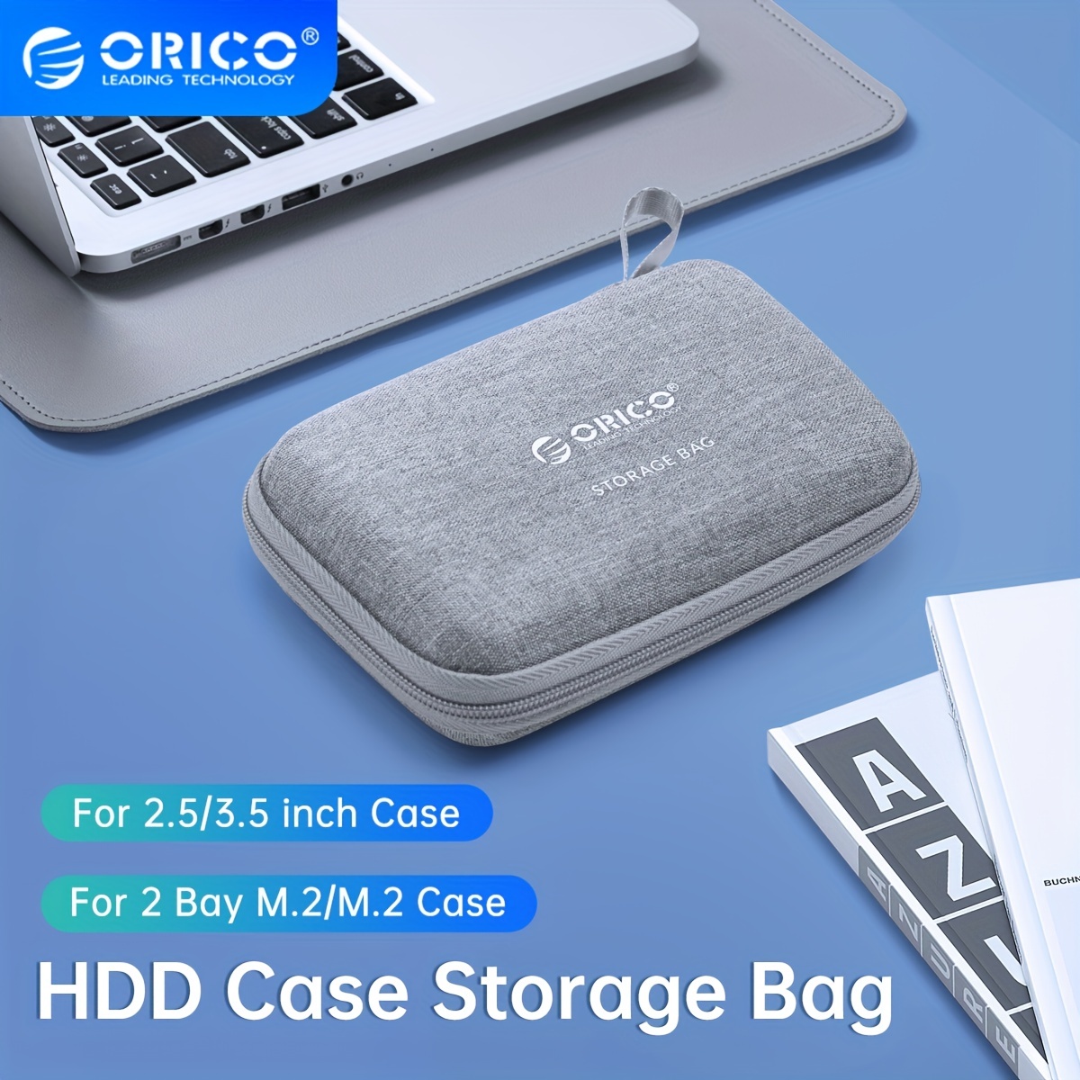 ORICO – Étui de stockage pour disque dur externe, 2,5 pouces