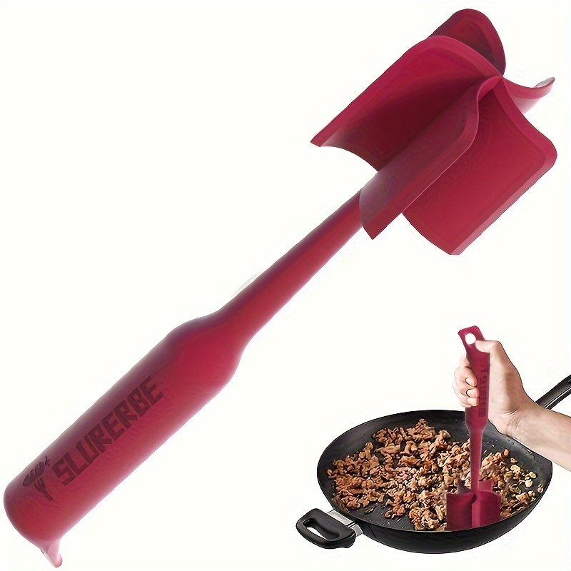 Kitchen Meat Chopper Ground Beef Masher Utensil Heat Resistant Non-Stick  Hamburger Choppe Potato Masher Tool Kitchen Gadgets - AliExpress