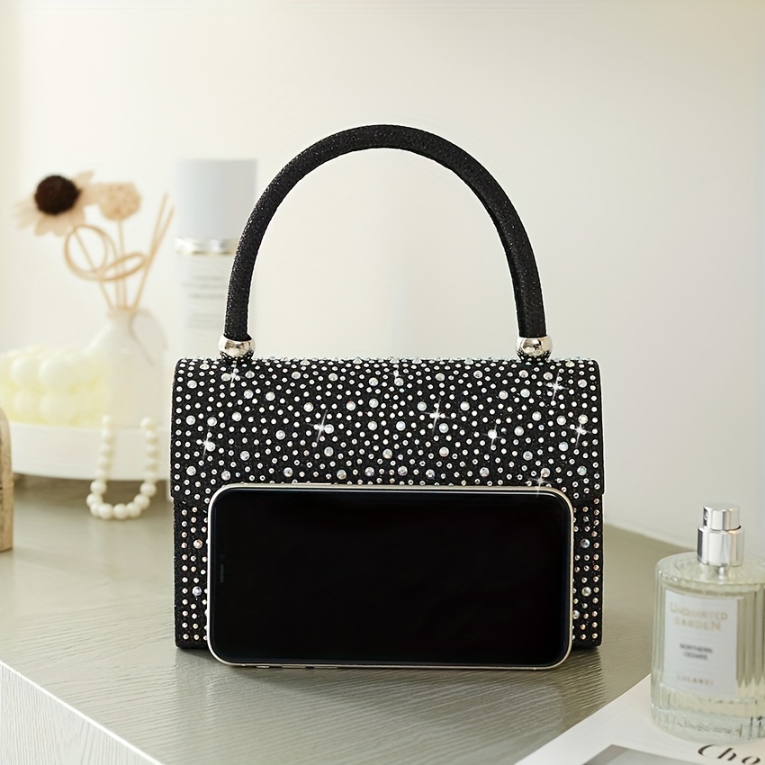 Black and white online evening bag