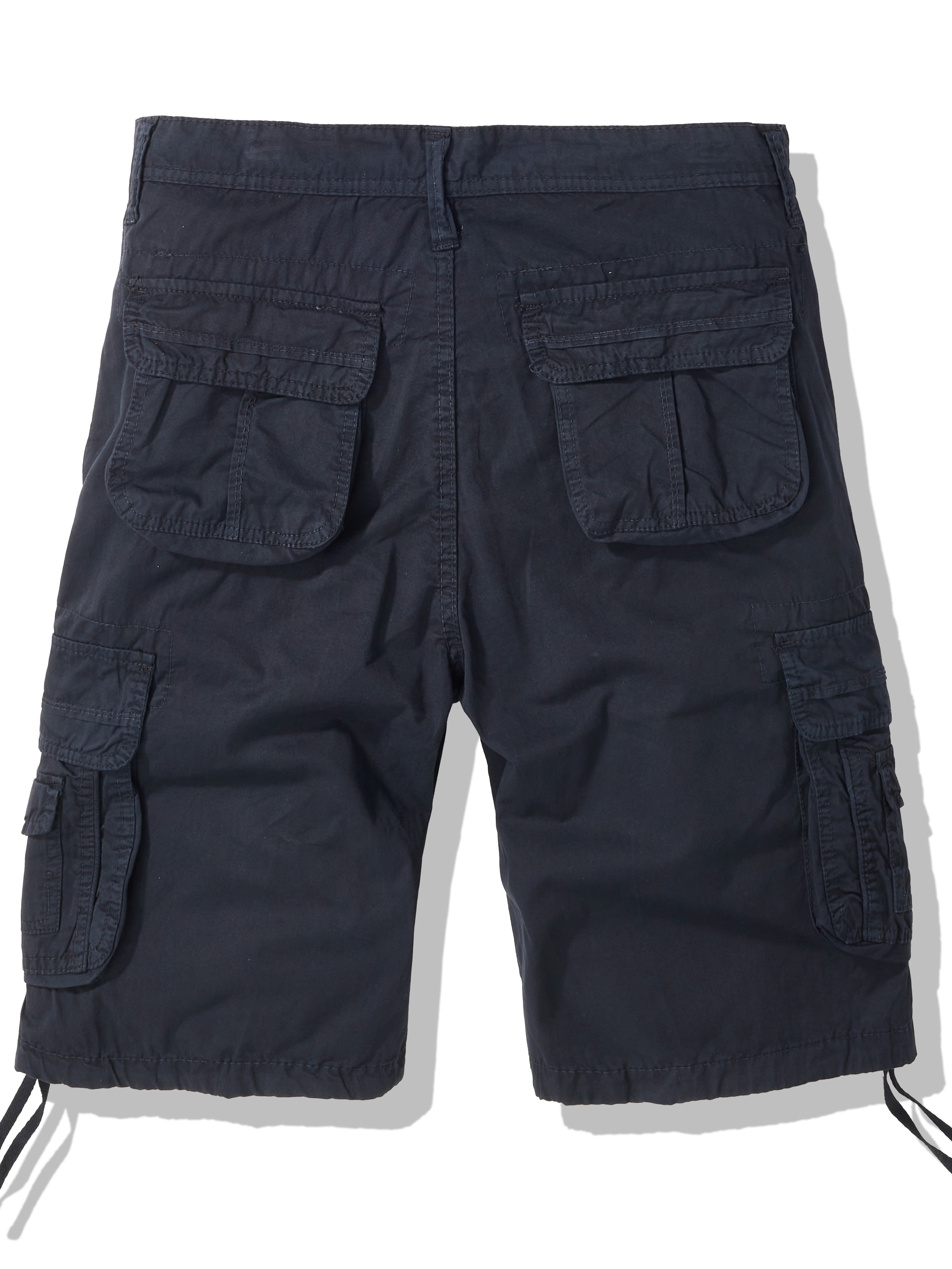 Solid Cotton Breathable Men's Cargo Short Pants Lightweight - Temu