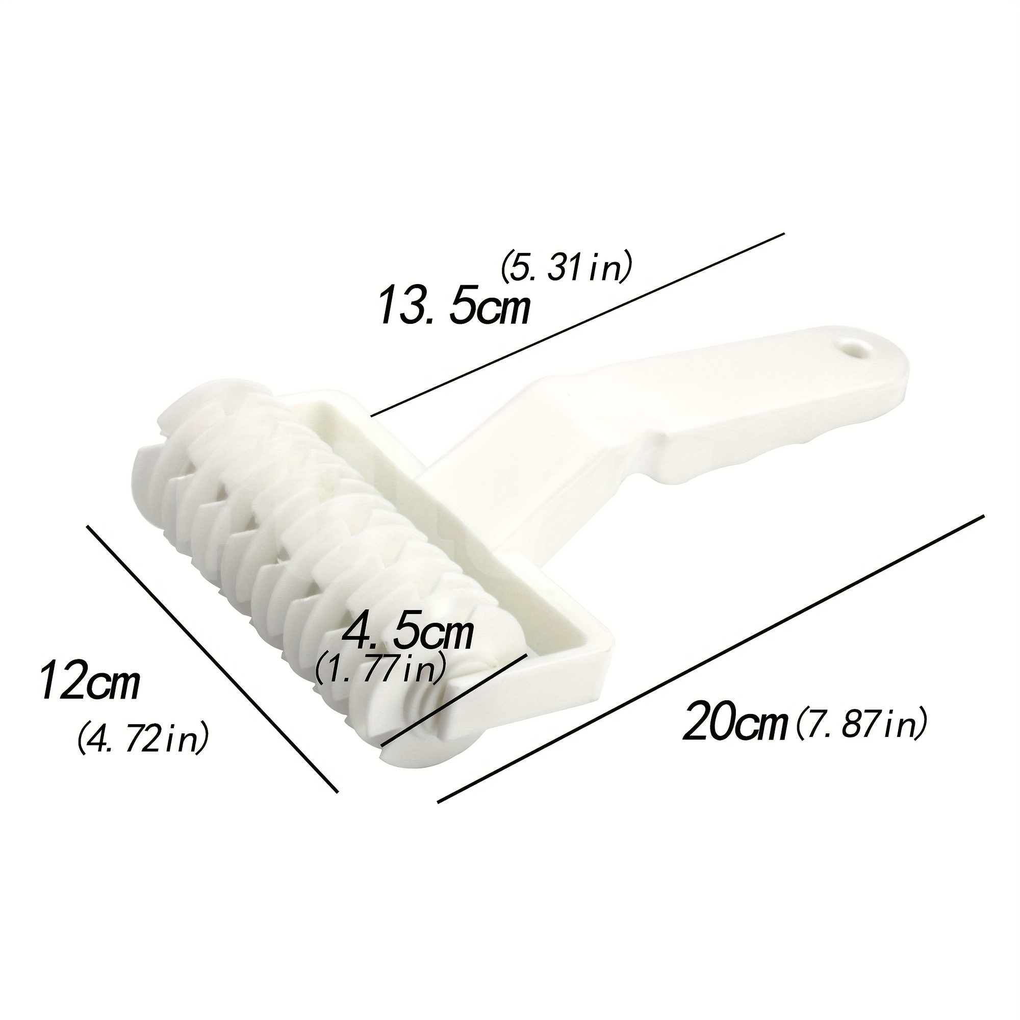 1Pc Pastry Lattice Roller Cutter Plastic Dough Pull Net Wheel