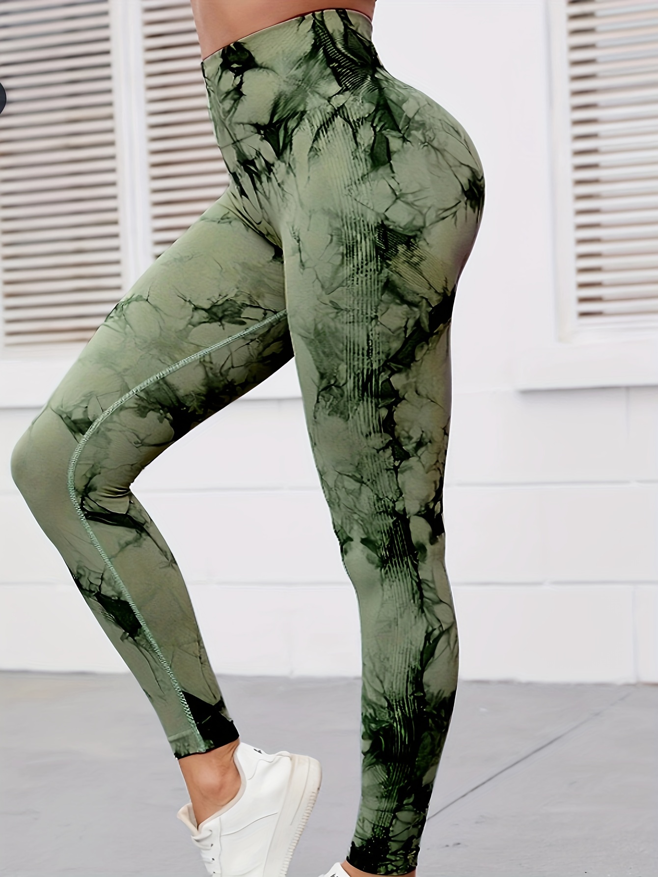Printed Yoga Sports Outfit - Yellow / XL  Printed yoga pants, Printed yoga  leggings, Yoga pants