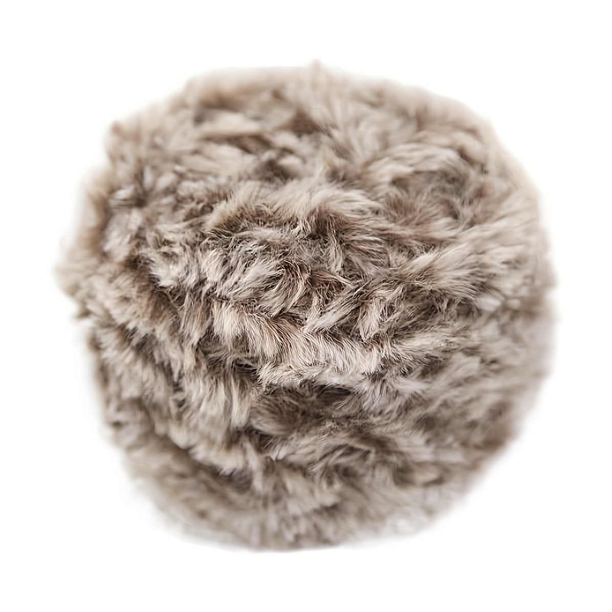 Faux Fur Yarn Thick Wool Hand Woven For Diy Knitting And - Temu