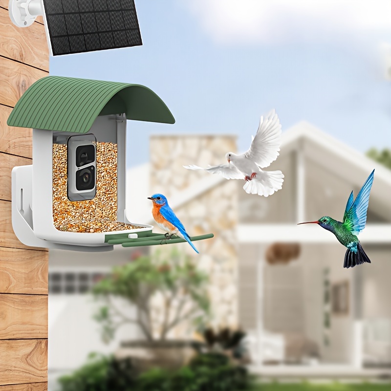 Mangeoire d'oiseaux sauvages Mangeoire intelligente pour oiseaux Avec  caméra