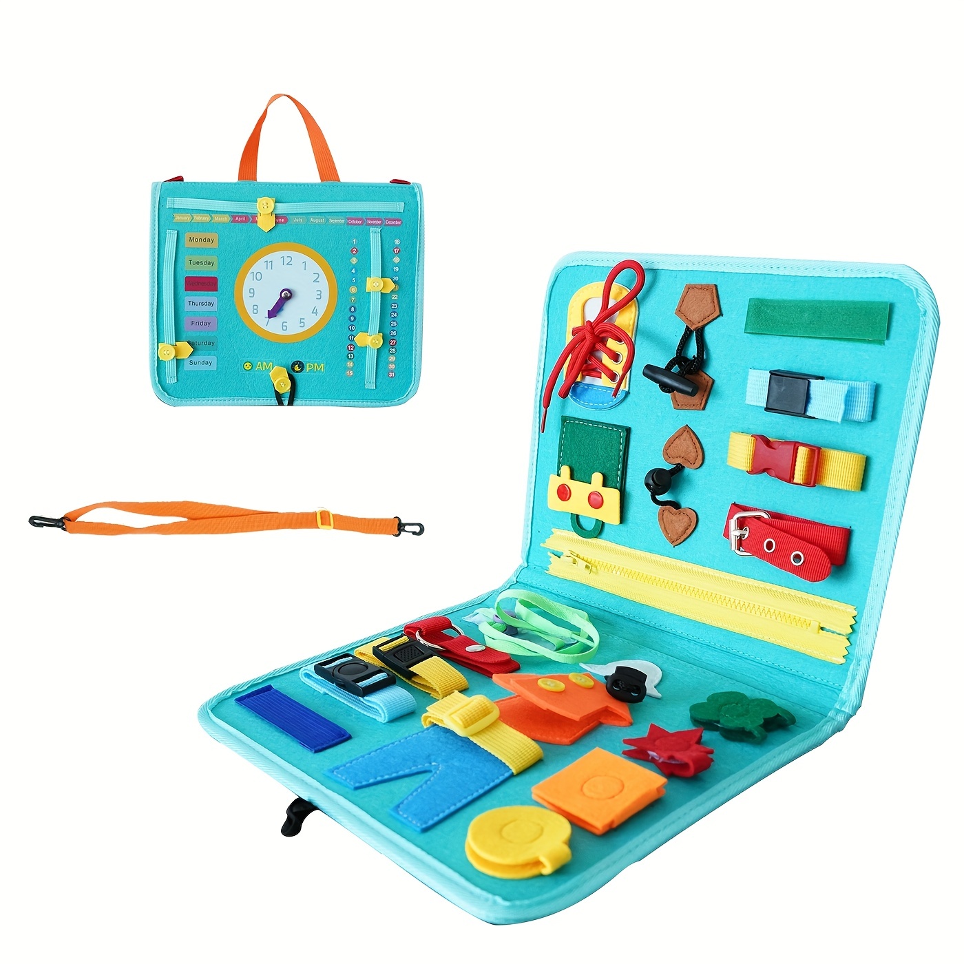  PRAGYM Juguetes para bebés de 6 a 12 meses, juguetes sensoriales  y Montessori para niños de 1 año, juguetes de cuerda de pulpo, juguetes de  viaje y dentición para asiento de