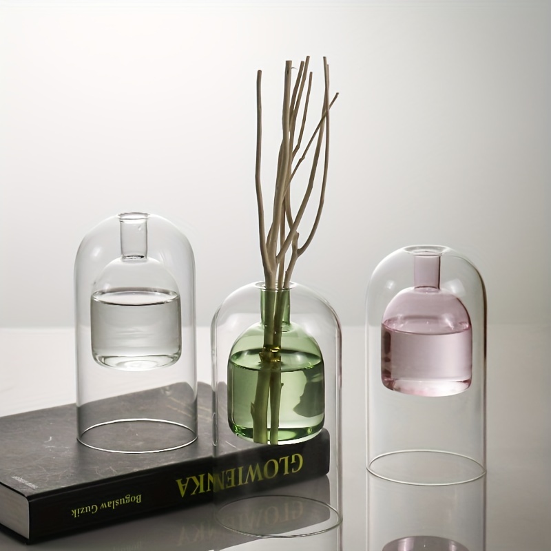 Aromatherapy Bottle Glass Bottle Flower Vase Vintage Glass - Temu
