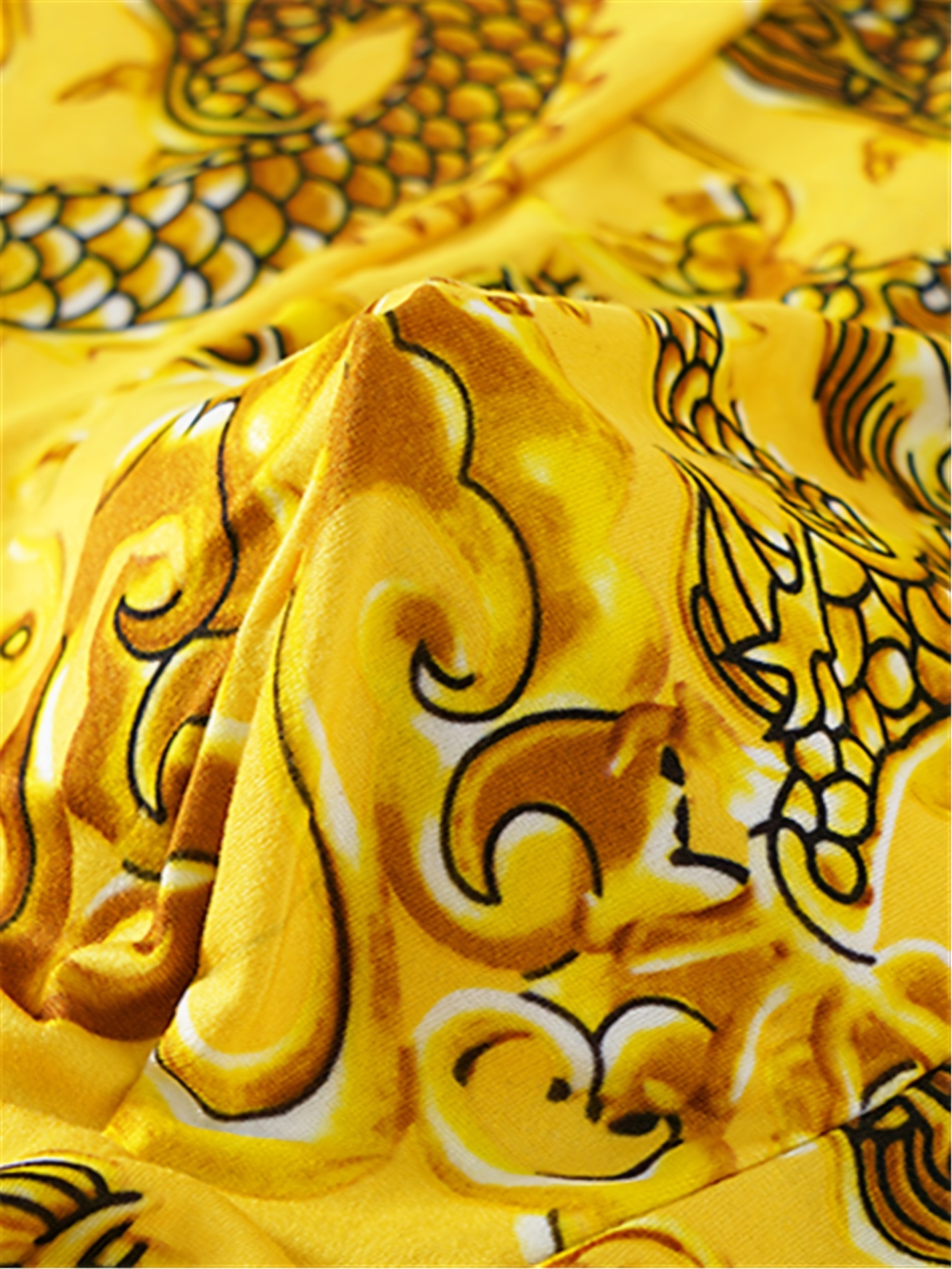 Men's Chinese New Year Dragon Print Fashion Breathable Soft - Temu