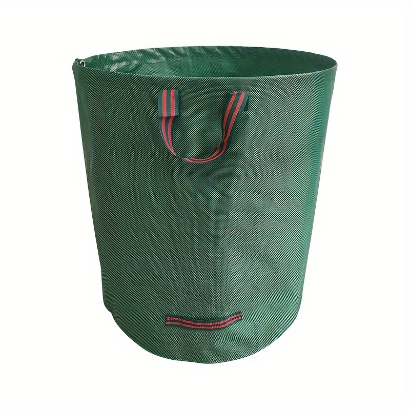 4 Pcs 132 Gallon Garden Waste Bags Reusable Dumpster Bag Collapsible Heavy  Duty Leaf Reusable Trash Bag Container with Lid Zipper Handle for Yard Lawn