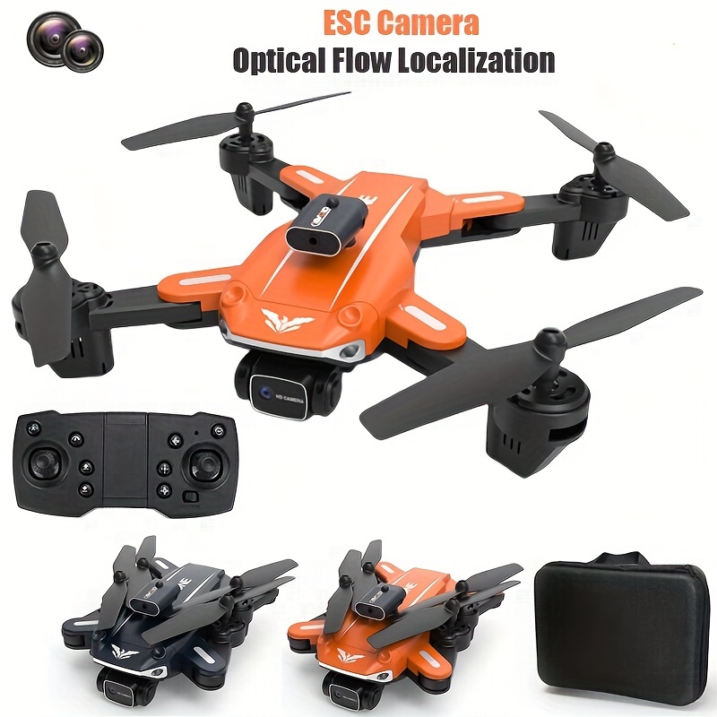  Drones de control remoto con cámara para adultos 4K y 1080P,  juguetes voladores con velocidad de vuelo de 3 niveles de 4 canales para  niños de 8 a 12 años con