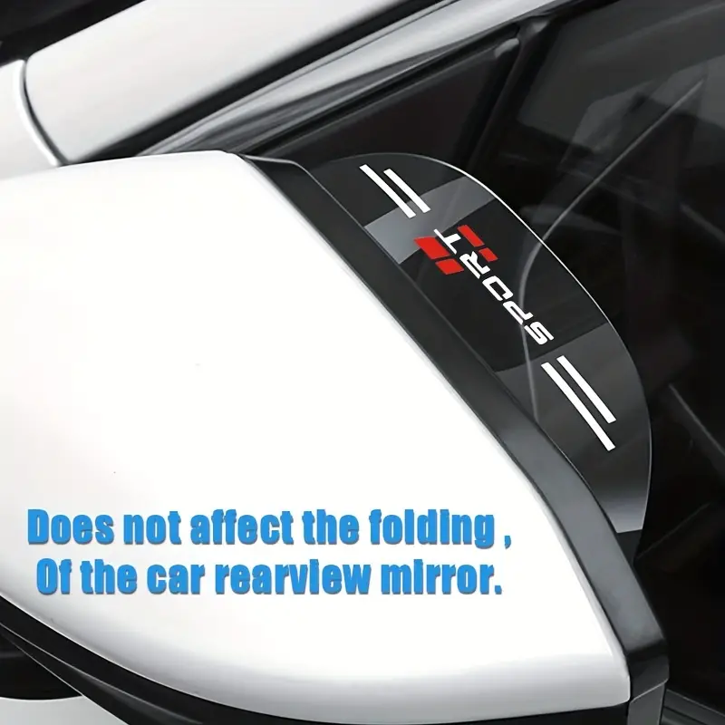 2 Stück PVC Auto Rückspiegel Auto Regenschutz Regenschutz - Temu
