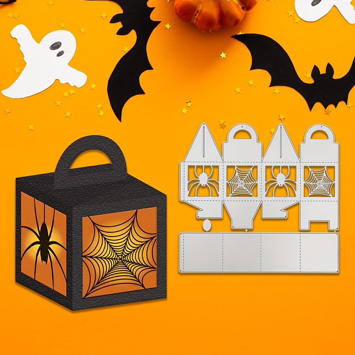 Halloween Spider Cobweb Metal Cutting Dies Stencil Template Moulds