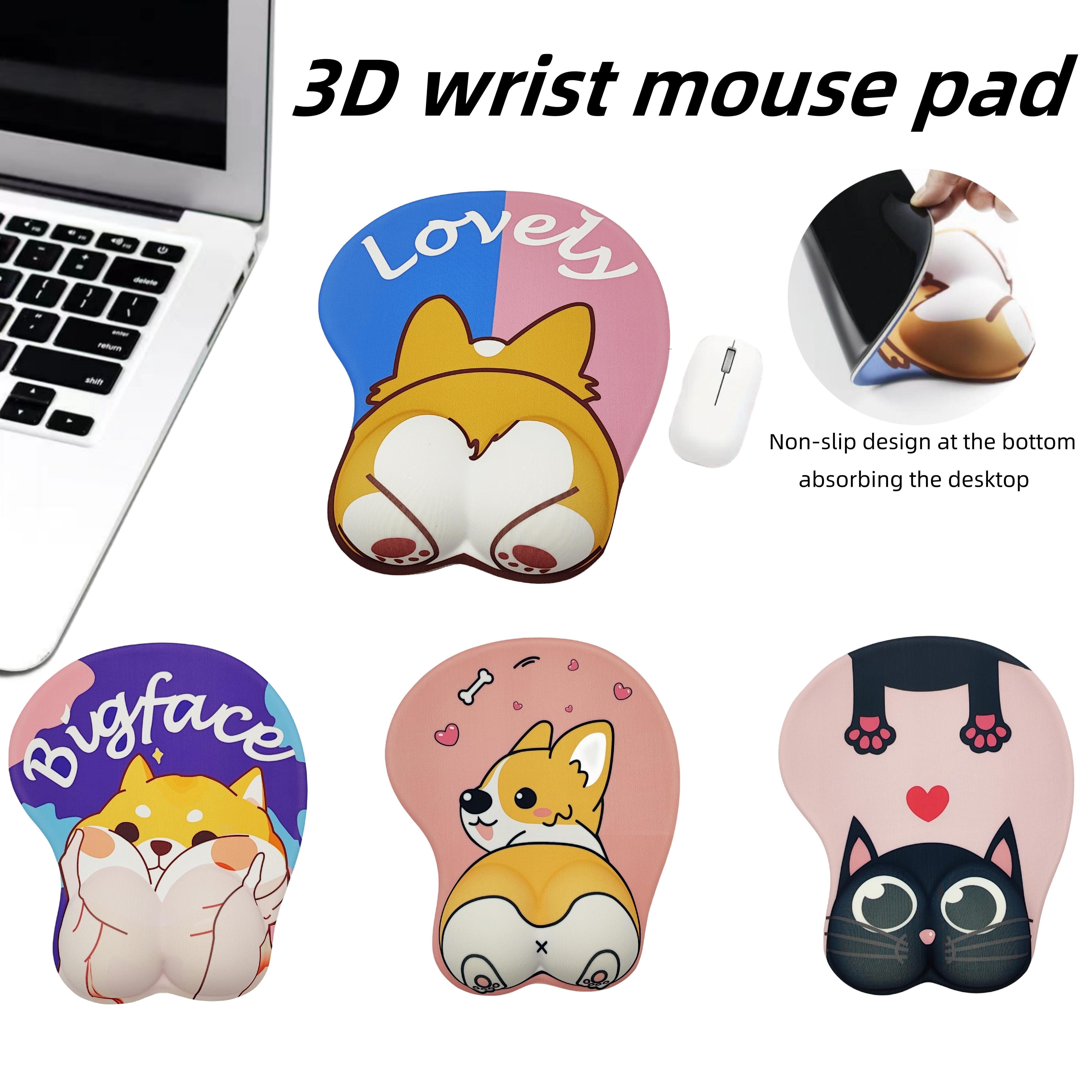3d Wrist Mouse Pad Three dimensional Silicone Anime Cute - Temu