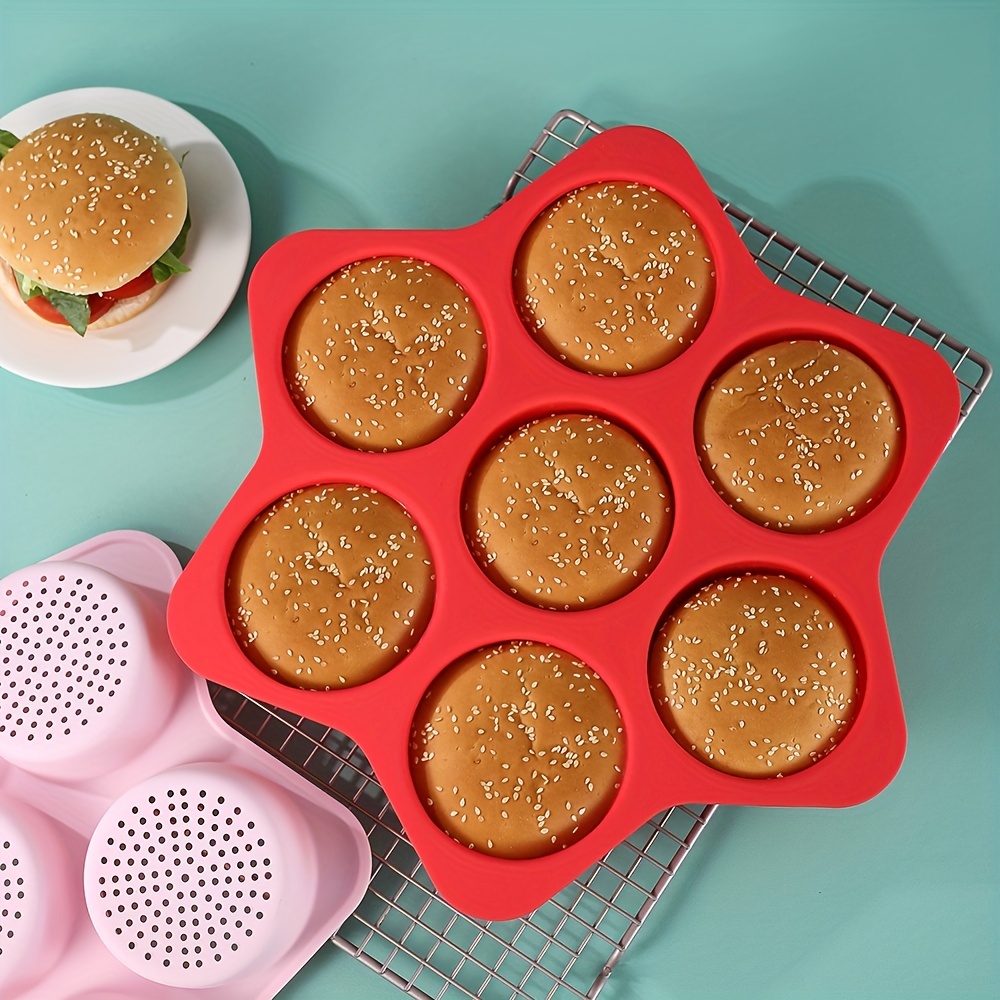 Muffin Top Pan, Silicone Muffin Top Baking Pans, Egg Sandwich Molds, For  Hamburger Bun, Mini Pie, Egg Muffin, Bpa Free - Temu