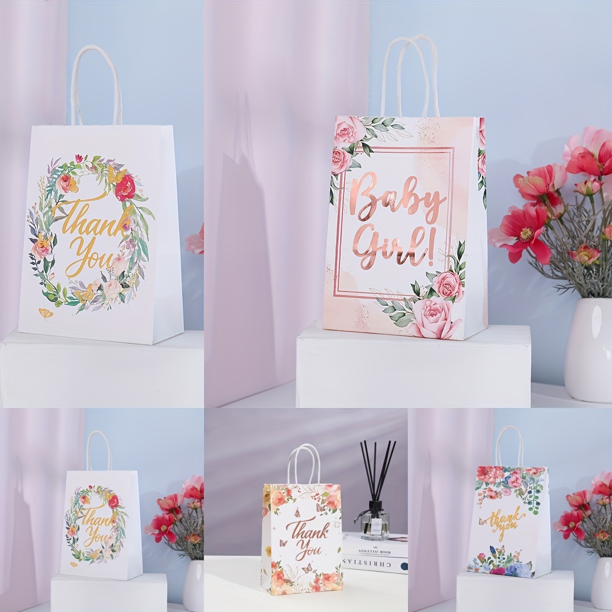 Party Favor Gift Shopping Thankyou Tote Bag Packaging - Temu