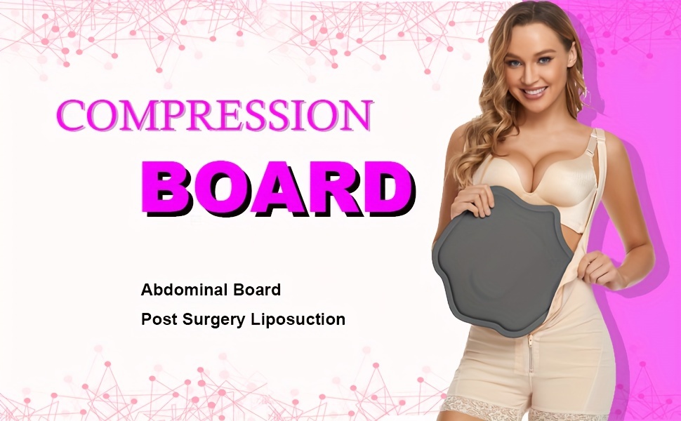 Mons Abdominal compressor board after abdomen liposcution - RECOVA®
