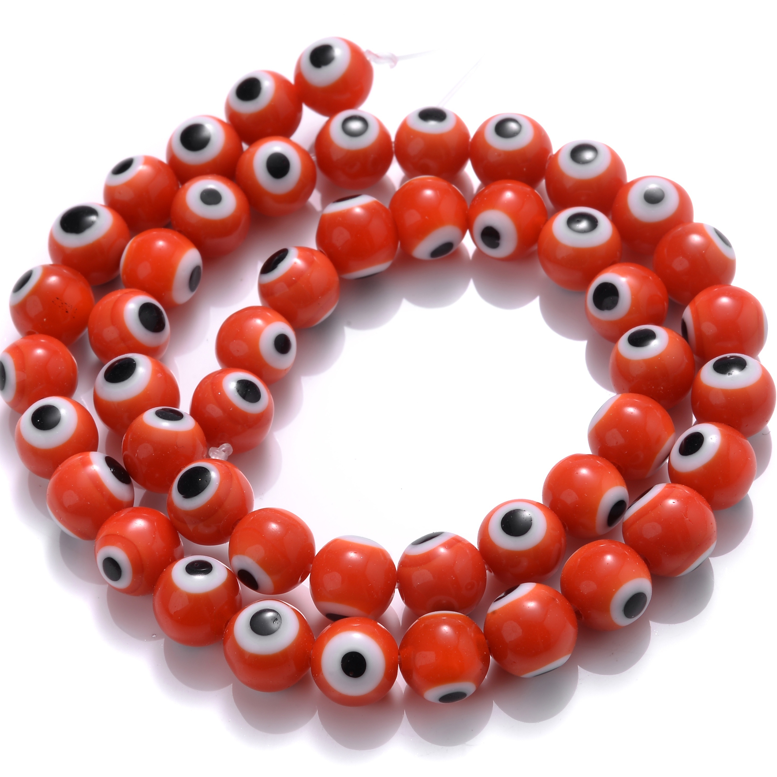 Royal Blue Resin Beads Evil Eye Round Eyeball Beads Devil's - Temu