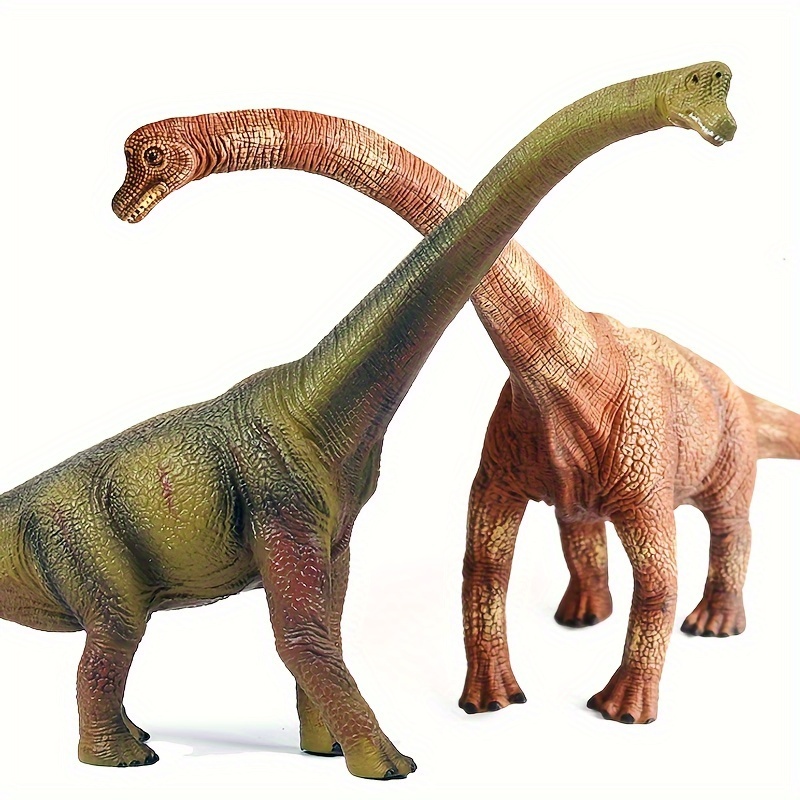 2xbiting doigt dinosaure jouet avec articulations flexibles figurine  d’action pour accessoires enfants torosaure brun