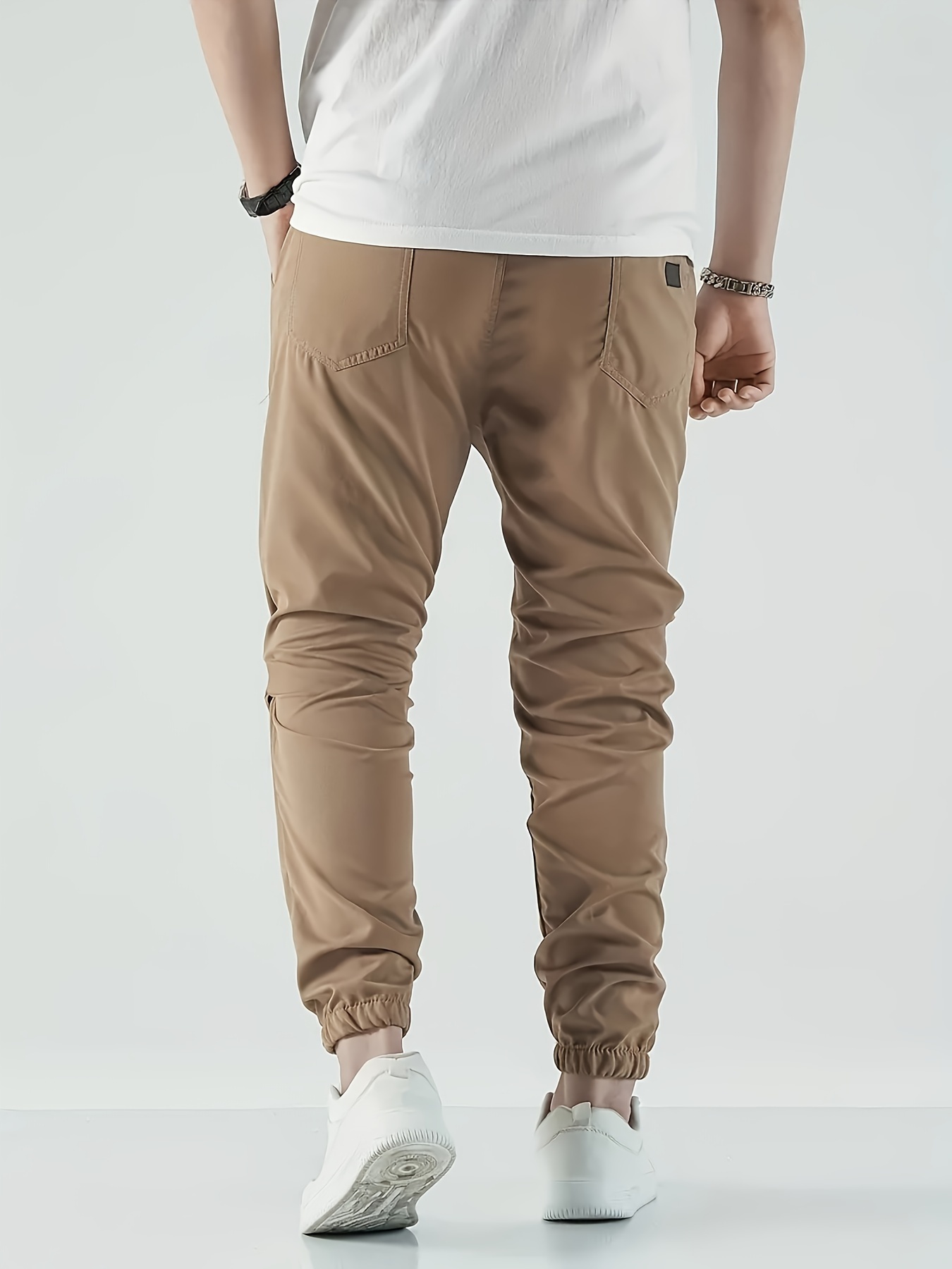 Mens big and on sale tall khaki joggers