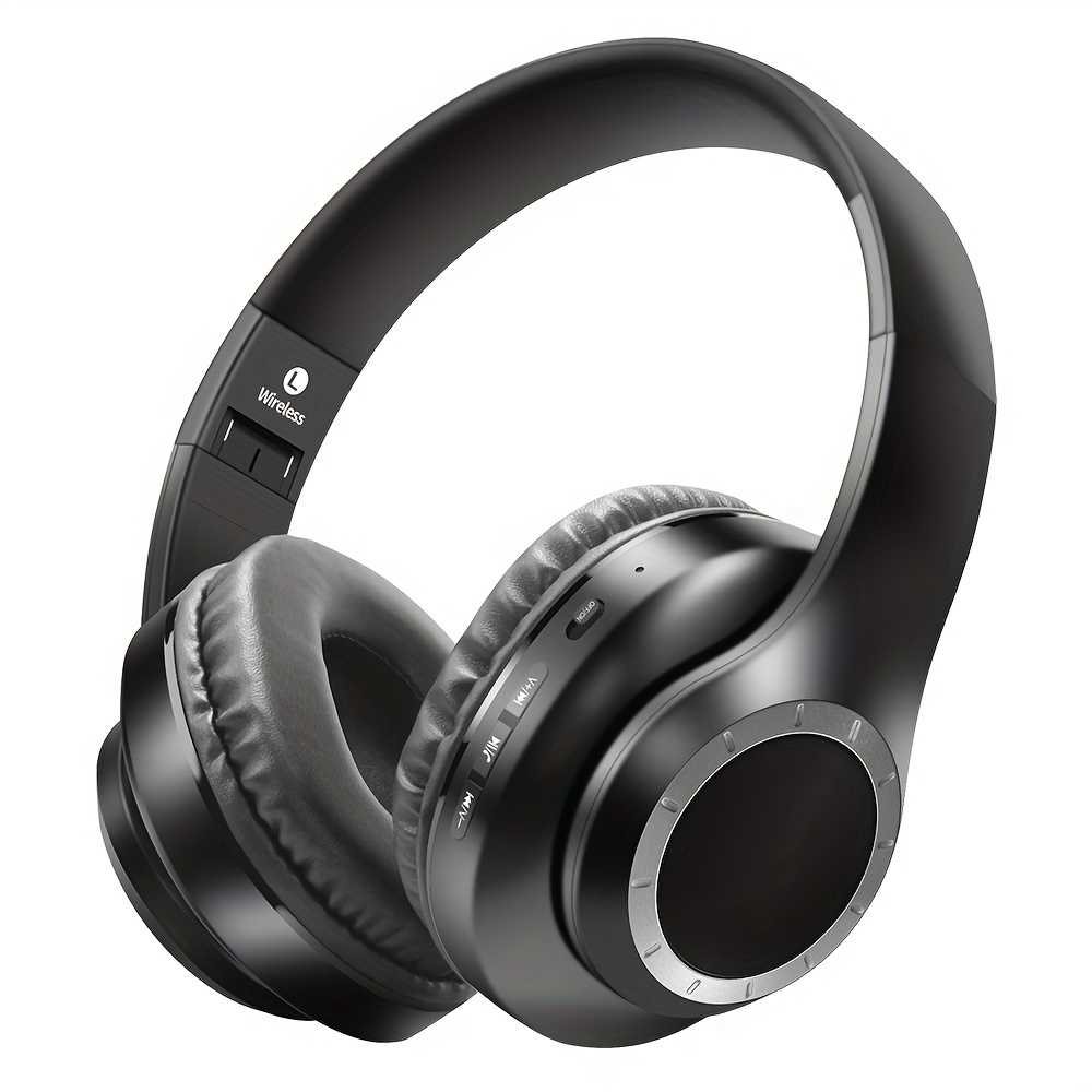 Wireless 5.3 Headset Hifi Heavy Bass Headset Headset Radio - Temu ...