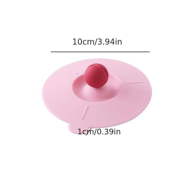 1pc Silicone Cup Lid For Travel Cup, Ceramic Cup, Coffee Cup, With Straw  Hole, Spoon Holder, Dustproof, Anti-scald And Anti-falling Cover