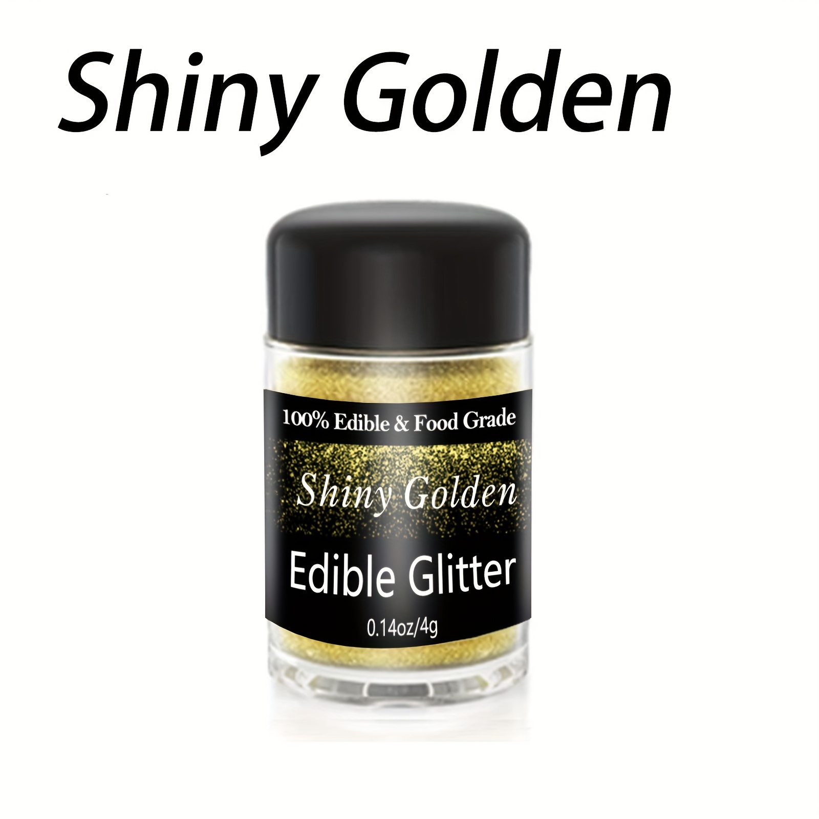 Edible Glitter Snowflakes - Gold 4g