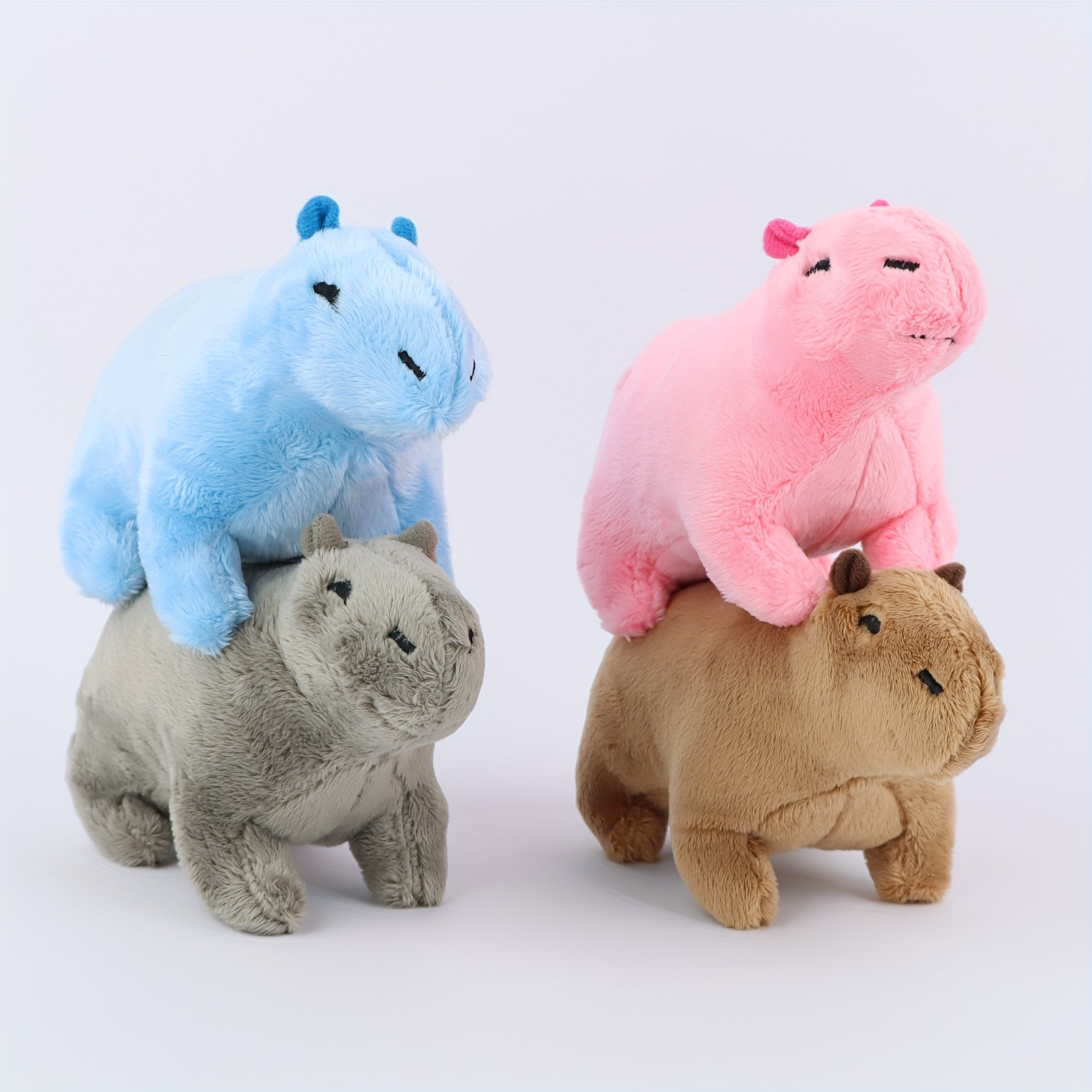 2022 Nouvelle simulation Eau Cochon d'Inde Peluche Jouet Capybara Mignon  Figure Cadeau de Noël