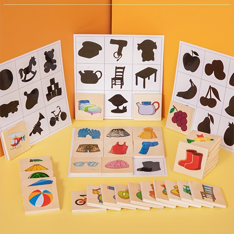 Montessori lernspielzeug Schiebepuzzle Farb Tier matching - Temu Germany