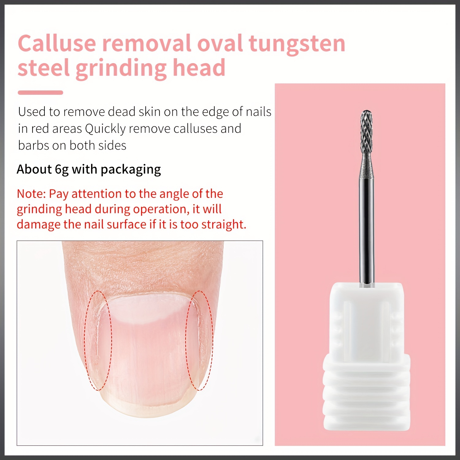 Image of 10 Style Carbide Nail Drill Bits Nails Electric Files Tools Fine Grinding Bar Milling Cutter For Manicure Pro Efile