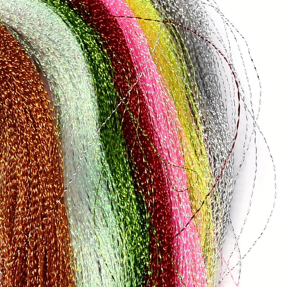 Fly Fishing Line Hook Crystal Twisted Holographic Tinsel 11 - Temu